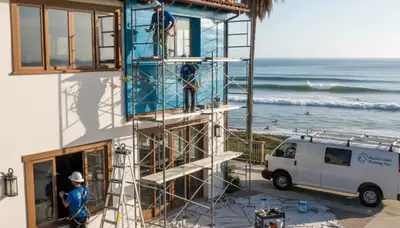 San Diego, CA painting contractor providing residential interior and exterior painting services