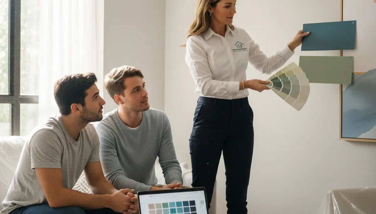 San Diego color consultation for residential painting, helping choose durable coastal paint shades