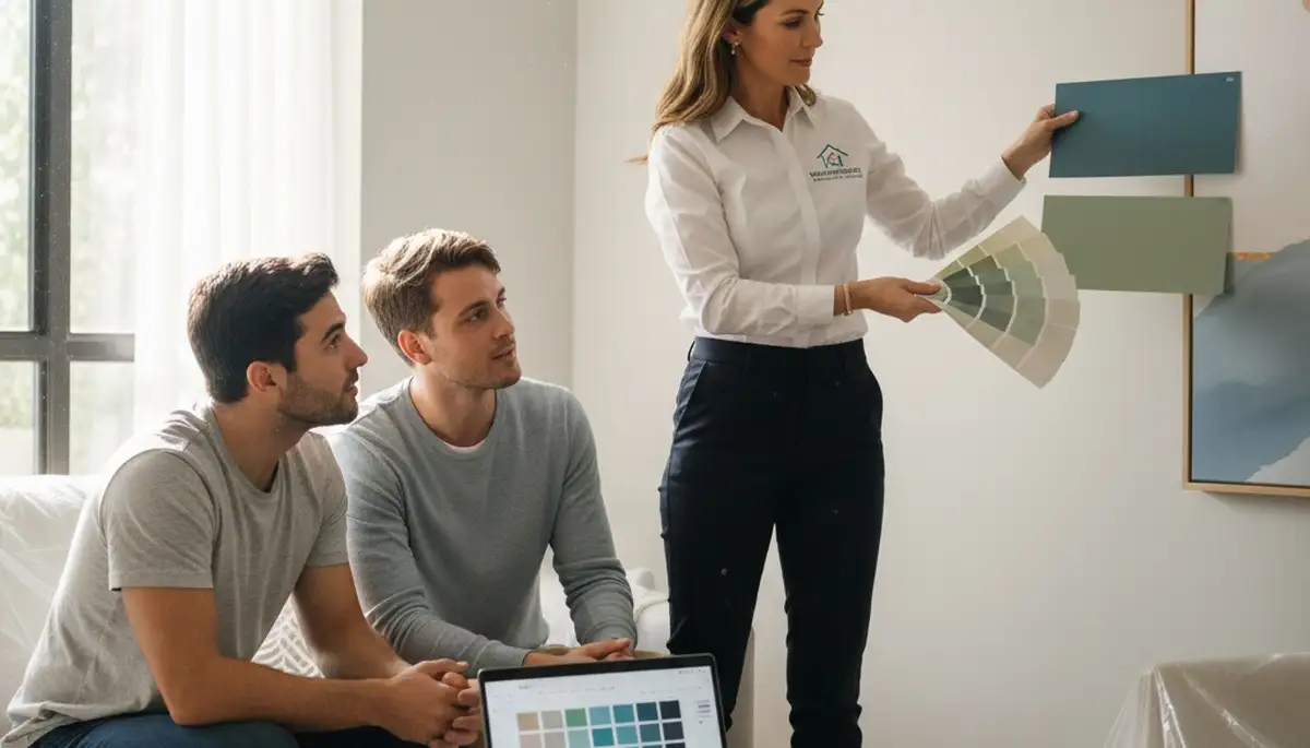 San Diego color consultation for residential painting, helping choose durable coastal paint shades