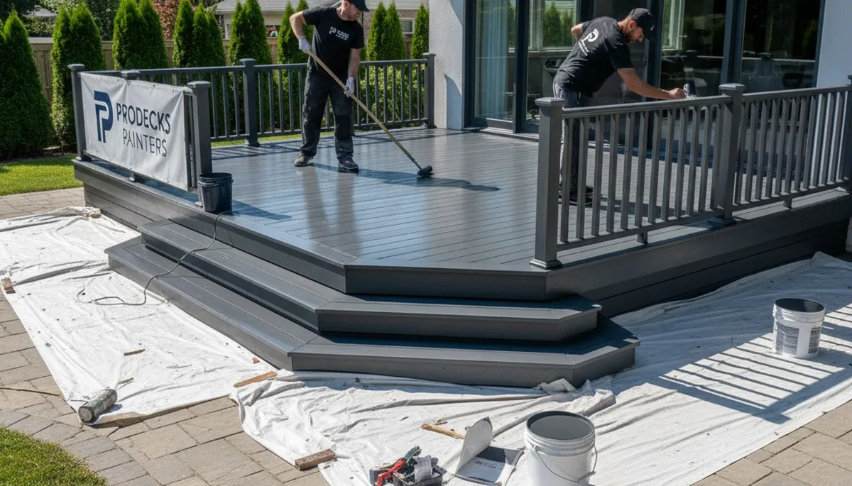 Deck painting in San Diego, CA for coastal homes with durable weather protection