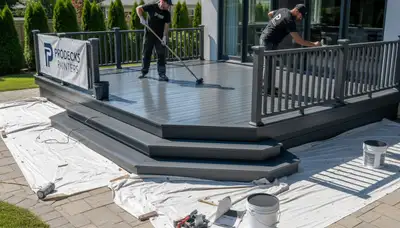 Deck painting in San Diego, CA for coastal homes with durable weather protection