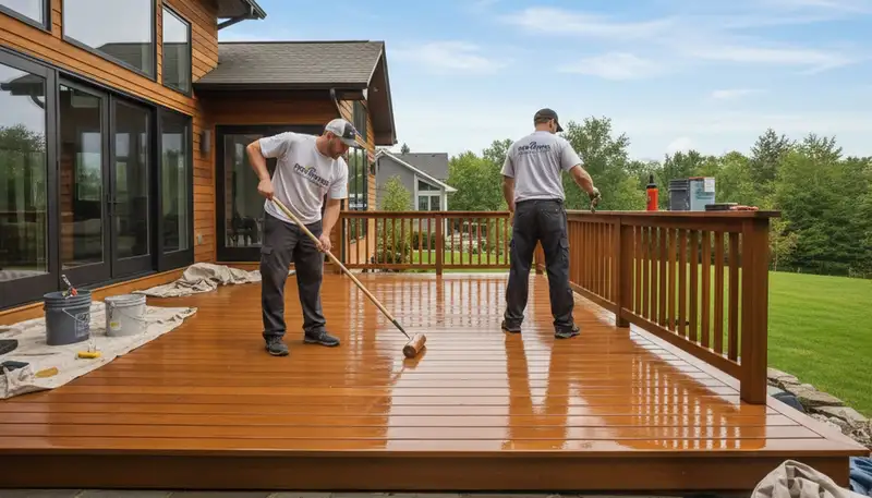 Professional deck staining in San Diego, CA for long-lasting UV and moisture protection