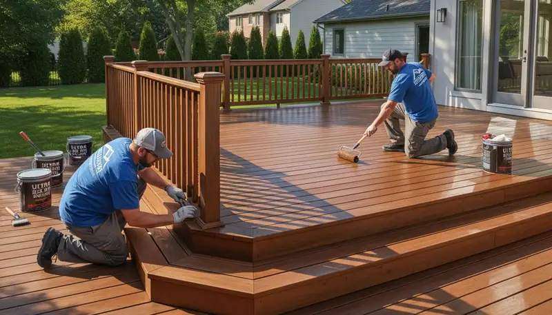 San Diego deck staining service for long-lasting UV-resistant protection and a richer finish