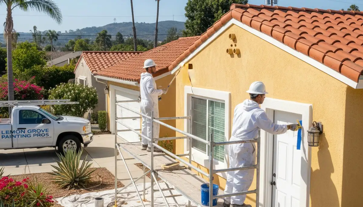 San Diego, CA residential painting service by professional painters for interior and exterior homes