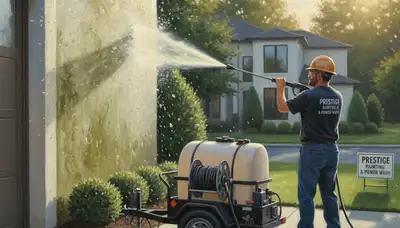 San Diego, CA pressure washing for driveways, siding, patios, and walkways on a residential home
