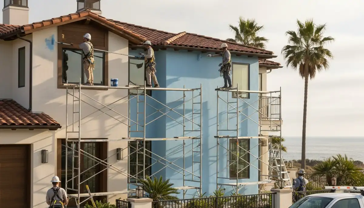 Residential painting services in San Diego, CA by a professional house painting company