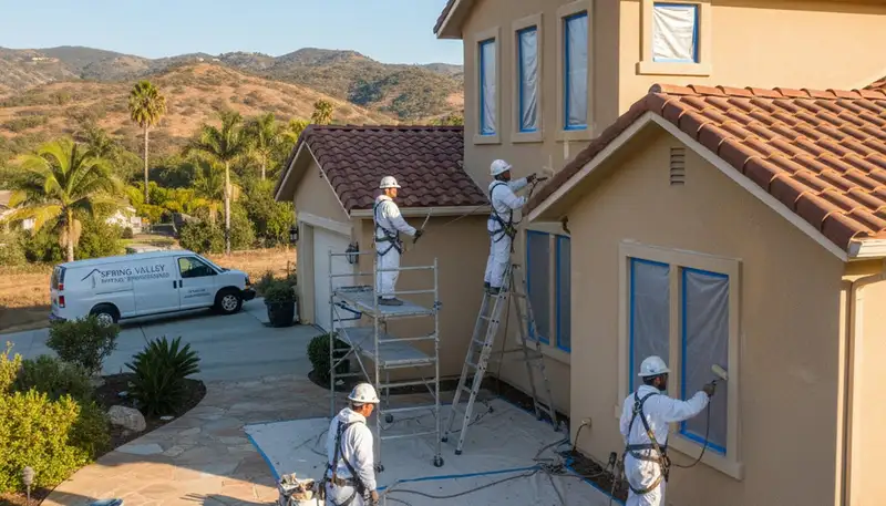 Professional painting service in San Diego, CA for residential interior and exterior homes