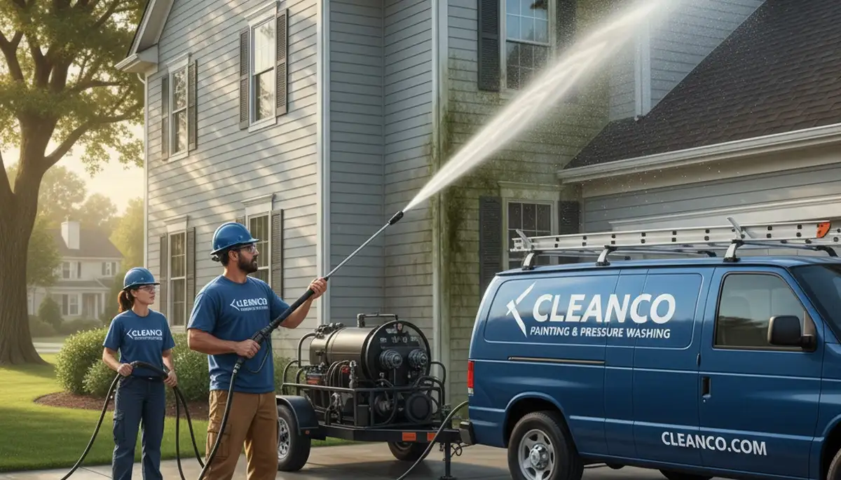 Vinyl siding pressure cleaning in San Diego, CA for a cleaner, curb-appeal boost