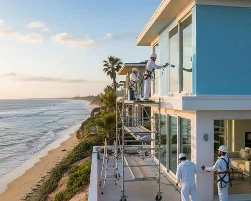 Exterior painting services for coastal homes in San Diego, CA by Residential Painting San Diego